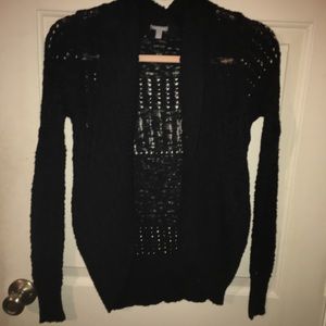 Charlotte Russe Black Cardigan
